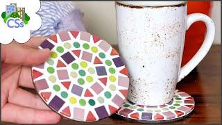 Mosaic Project For Absolute Beginners - Easy Peasy Coaster Tutorial