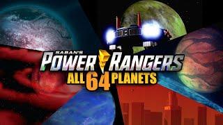 The 64 Planets of The Power Rangers Universe EXPLAINED!