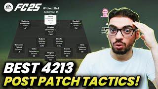 *POST PATCH* BEST META 4213 FORMATION AND CUSTOM TACTICS | FC 25 ULTIMATE TEAM