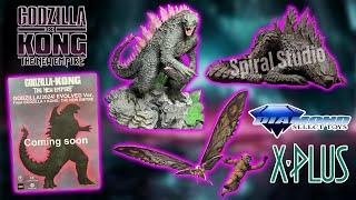 Godzilla x Kong X-PLUS Godzilla Evolved, Spiral Studio, Diamond Select Godzilla & Kong PVC Statues!