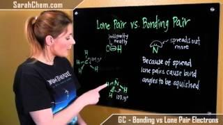 Bonding Pair Electrons vs Lone Pair Electrons