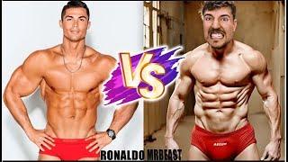 CRISTIANO RONALDO VS MR BEAST TRANSFORMATION 0 TO ALL LIFES WHO IS THE BEST in 2024