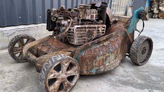 Restoring A Super Old Rusty MAKITA Self-Propelled Lawn Mower For My Brother