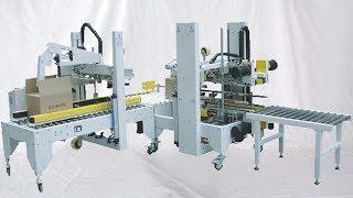 Middle &two edges H type sealing MC carton flap folding sealer in factory الكرتون ختم الآلة