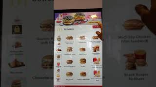 McDo Order I First time to use McDonald's modern way of placing dine-in/ take-out order