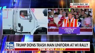 President Trump Tells the Hilarious Story of How the Garbage Truck and the Orange Vest Came To Be