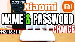 Xiaomi MI Router 4C Wi-Fi Name and Password Change
