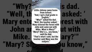 Little Johnny’s English Homework — Funny Misunderstanding With His Dad#funny #joke #humor