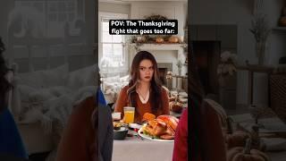 POV: The Thanksgiving fight that goes too far. #millennials #boomer #relatable