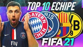 FIFA 21 || TOP 10 CELE MAI BUNE ECHIPE DIN FIFA 21! (BAYERN MUNCHEN, BARCELONA, PSG)