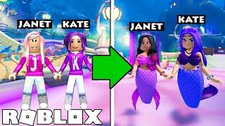 We played as Mermaids on Roblox! ‍️ | Mermaid Life