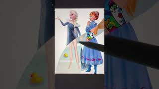 #elsa #anna #fashion #disneyprincess #procreate #cartoonideas #frozen #frozen2 #tiktokart #tiktok