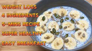 INSTANT Healthy Breakfast Recipe With Oats For Weight Loss !