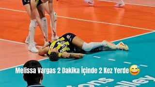 Melissa Vargas 2 Dakika İçinde 2 Kez Yerde