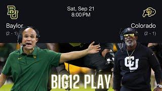 Colorado's Week 4 Preview | Baylor's In Bouder On Sept. 21st.