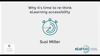 Global Learning Community eLearning accessibility webinar