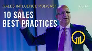 SIP 182 - 10 Sales Best Practices - Sales Influence Podcast