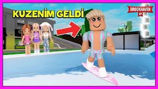  HAVALI YABANCI KUZENİM GELDİ  ROBLOX BROOKHAVEN RP HİKAYE KÜBRA NİSA