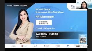 Virtual Career Fair 2024/2025 : Fireside Chat Day 1 & Company Live Session (Agoda)