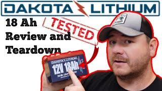 Dakota Lithium 18Ah LiFeP04  Battery Review and Teardown