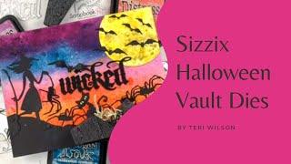 Sizzix | Halloween Vault Dies | Card Making Tutorial