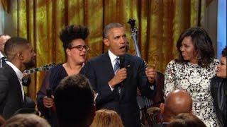 Watch President Obama speak -- and sing -- at White House tribute to Ray Charles