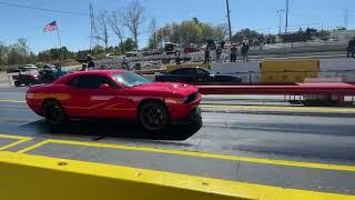 Track Day!! Stock 2020 Dodge Challenger ScatPack. ET 7.78