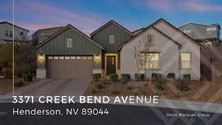  Just Listed  Luxury Real Estate For Sale (3371Creek Bend Ave, Inspirada Henderson, NV