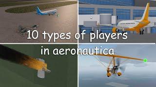 10 types of aeronautica players