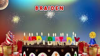 Happy Birthday BRAIDEN - A Personalized Birthday Song for You!