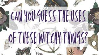 Can You Guess The Uses For These Magical Items In 5 Seconds Or Less?  #magic #witch #witchcraft