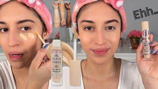 NEW @MakeupRevolution  IRL FILTER FINISH CONCEALER REVIEW AND WEAR TEST | Sandy Carina