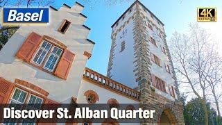 Discover Basel Sankt Alban Quarter || Vorgewandert - Quick Virtual Travel