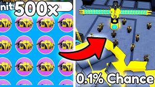 500 Activity Crates...I GOT GODLY! (Toilet Tower Defense)