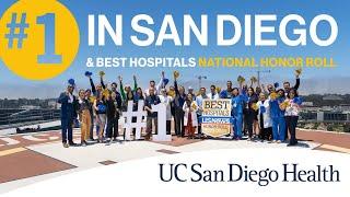 UC San Diego Health Ranks #1 in San Diego, Makes National Honor Roll