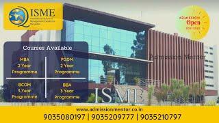 ISME Bangalore - International School of Management Excellence | Campus Tour | Business School | MBA