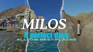 6 Perfect days in Milos - Our Favorite Greek Island