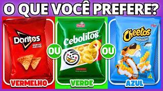  O QUE VOCÊ PREFERE? Vermelho, Verde ou Azul? 🟢| Jogo das escolhas | #buuquiz #quiz