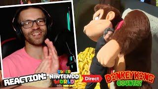 REACTION: Super Nintendo World Direct - Donkey Kong Country (11/11/2024)