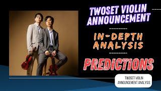 TwoSet Violin Announcement Investigation: An In-Depth Analysis and Predictions!