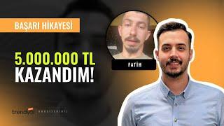 Aylık 50.000 TL den 5.000.000 TL Satış Rakamlarına Ulaşan Kursiyerimiz