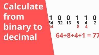 Calculate from binary to decimal