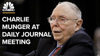 Charlie Munger On BYD, Tesla, Alibaba and Bitcoin — Daily Journal’s Shareholders Meeting — 2/15/2023