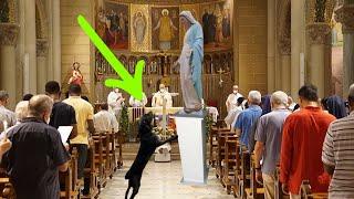 Perro no Deja de Ladrarle a la Imagen de La Virgen María "La Razón Dejó a Todos Pálidos"