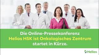 Die Online-Pressekonferenz: Helios HSK ist Onkologisches Zentrum