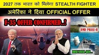 Bharat Ko Milega F-35 Stealth Fighter,Saras Mk2 Comeback! ,Pak Missiles FAIL, India Responds!