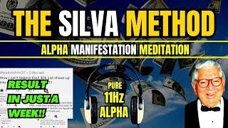 11 Hz Pure Alpha Sound | SILVA METHOD | Manifest So Fast | NLP Visualization Meditation