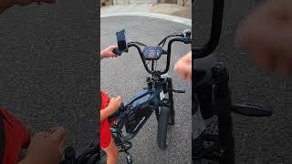 Kid got his first ebike 