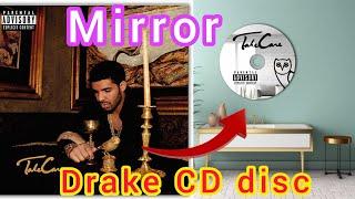 Drake CD disc mirror #takecare #drakemirror #drake #cdmirror