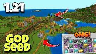 [God Seed] Minecraft 1.21 Bedrock & Pocket Edition | Seed Minecraft 1.21 | Minecraft Seeds